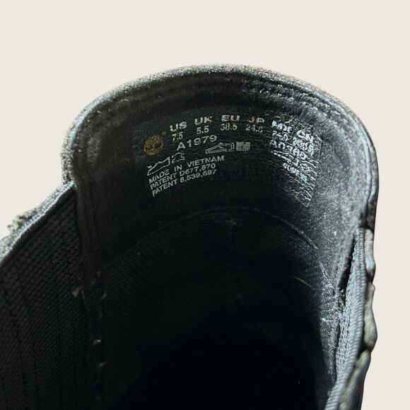 Women's Timberland Atlantic Heights Double Gore Chelsea Boots Black US 7.5 - Picture 13 of 14